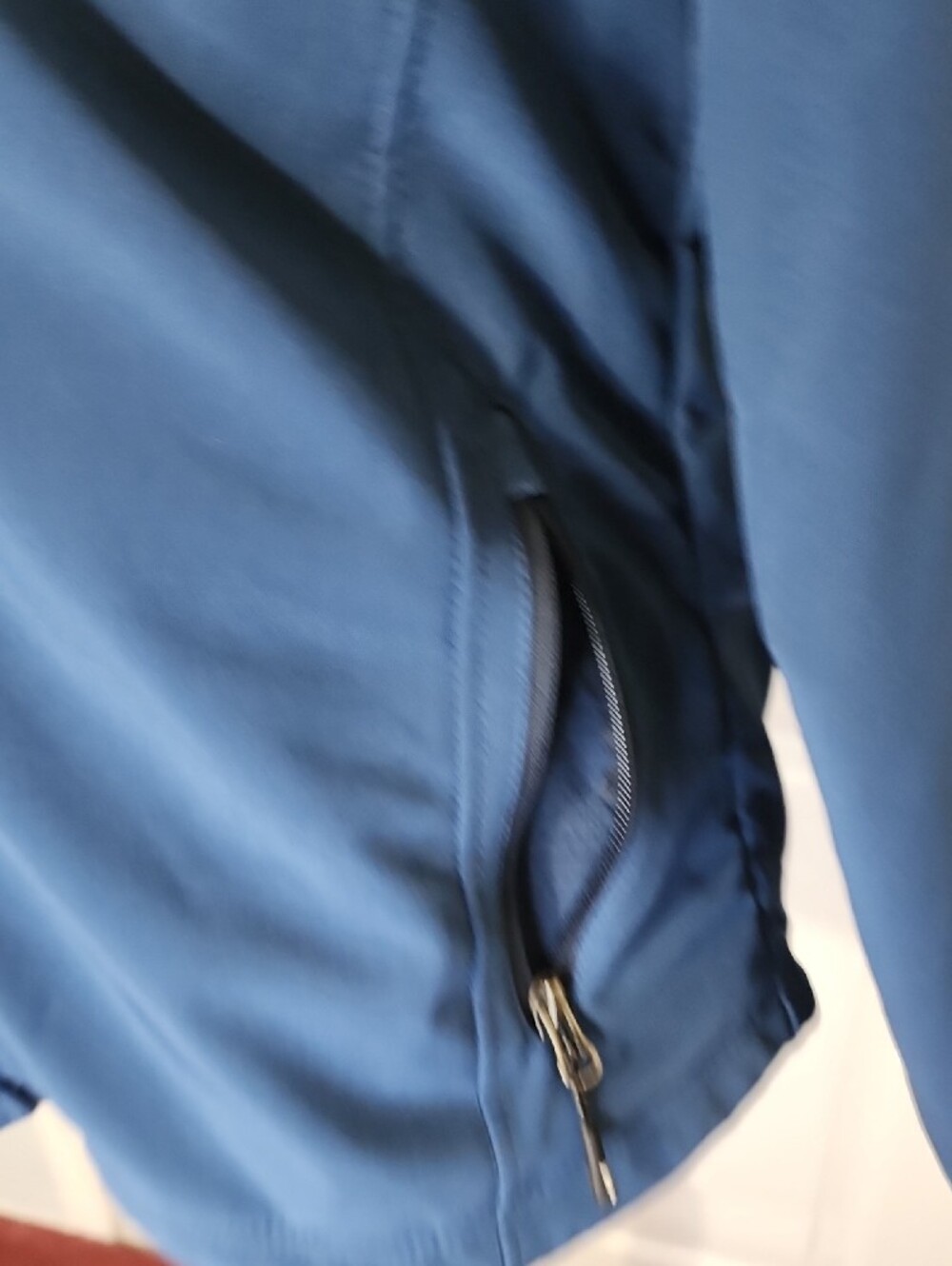 Port Authority Ladies Navy Textured Jacket - Picture 9 of 13